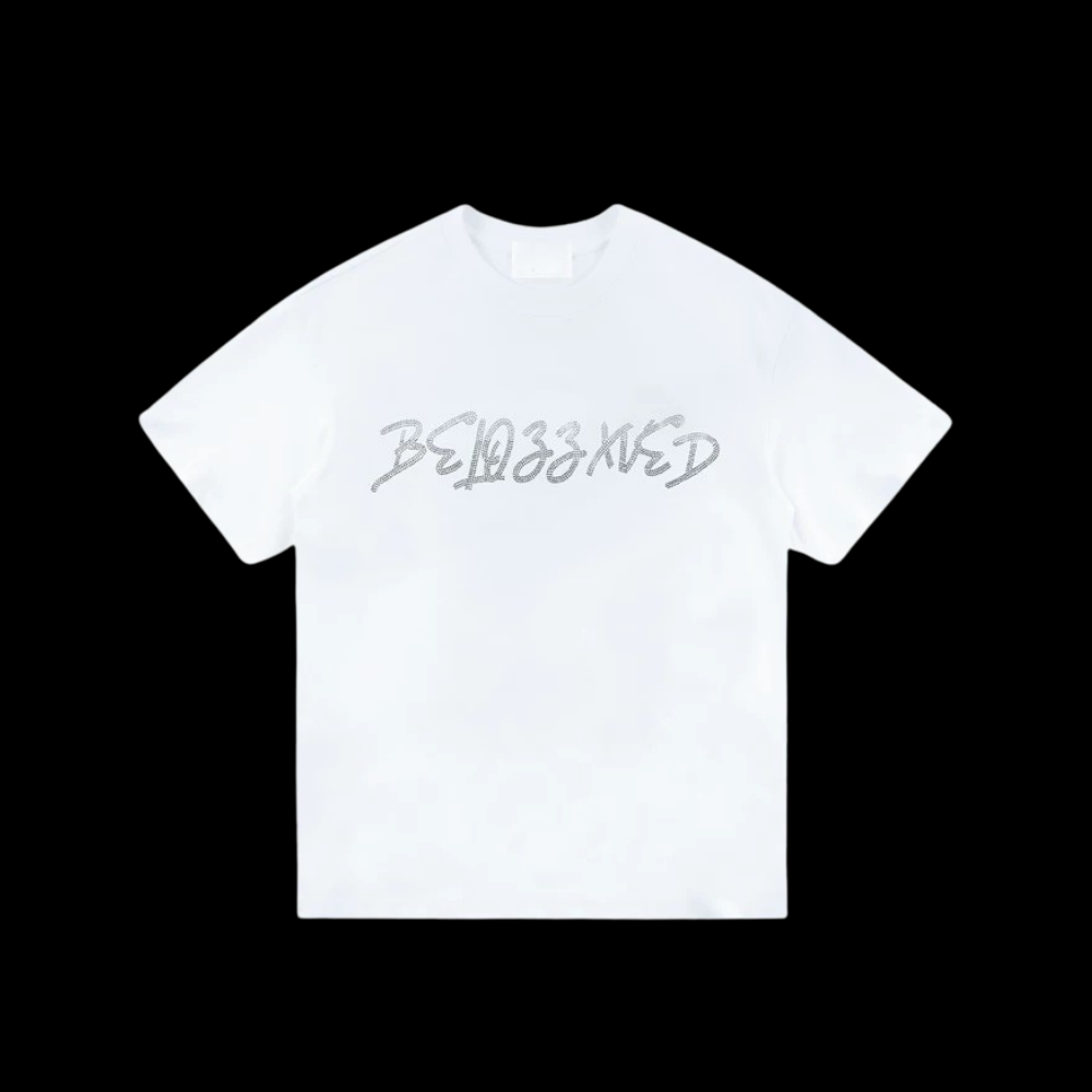 エンジェルウィング ラインストーンTシャツ　dp1021
