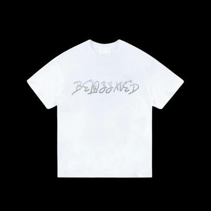 エンジェルウィング ラインストーンTシャツ　dp1021