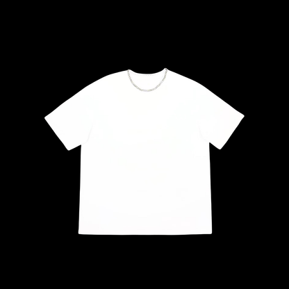 ラインストーンネックTシャツ dp1045