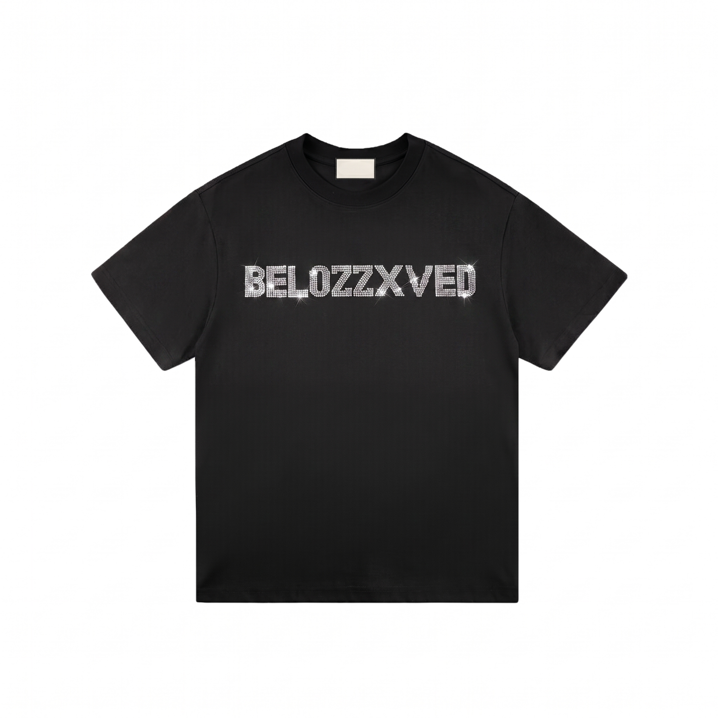 エンドレスハート ラインストーン ヘビーウェイト プレミアムTシャツ　dp1020